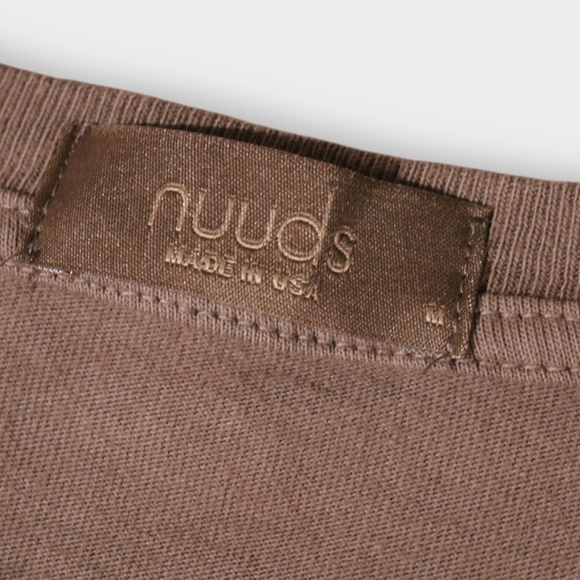 Nuuds Men’s Long Sleeve Every Day T Shirt 100% Cotton Comfort Athleasure Size M - Picture 5 of 10